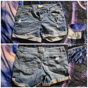 Aeropostale Women's Blue Jean Shorts